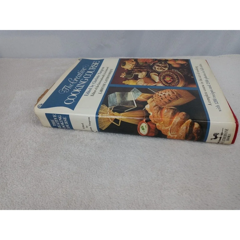 Vintage Creative Cooking Course Charlotte Turgeon Larousse‎ Gastronomique HC DJ